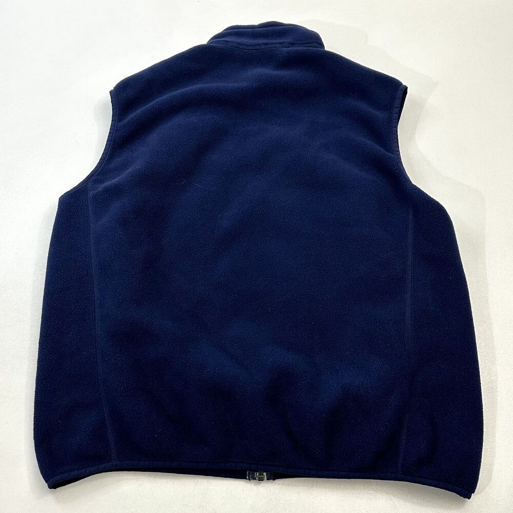 Patagonia Men's Synchilla Fleece Vest Navy Embroidered Logo, Size MEN'S XL - Picture 4 of 5